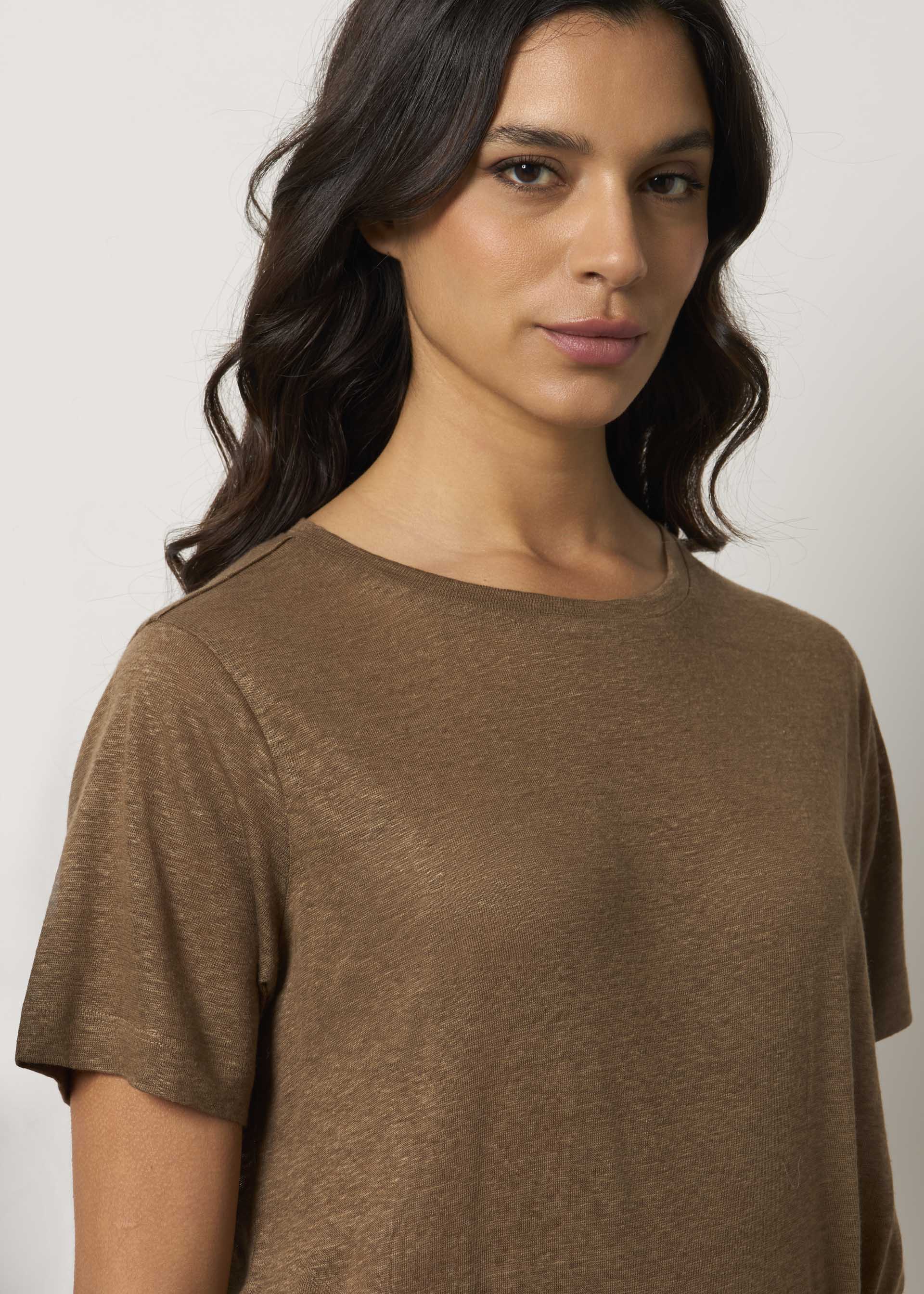 T-shirt in puro lino - Image 7