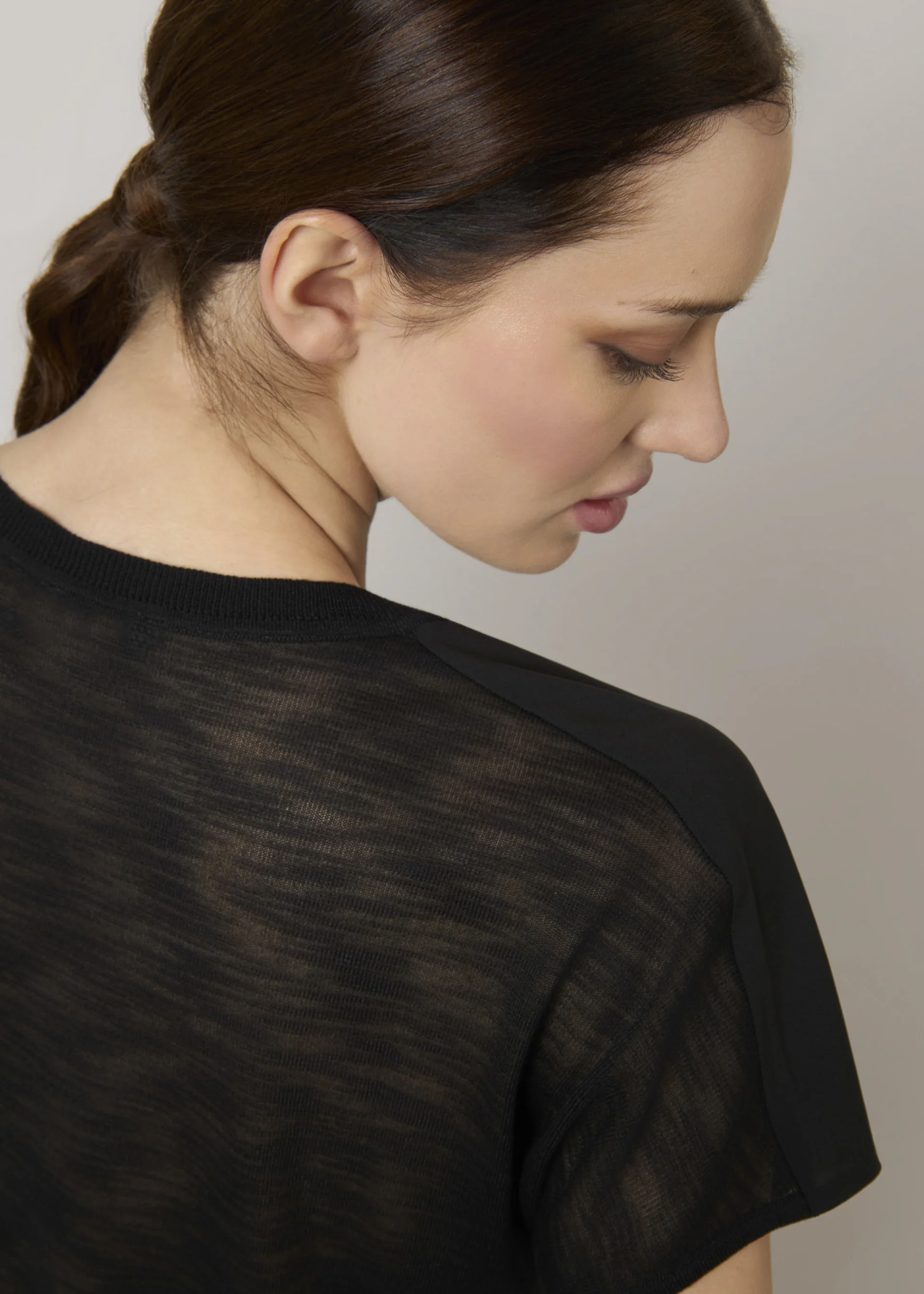 T-shirt in tessuto doppio - Image 9