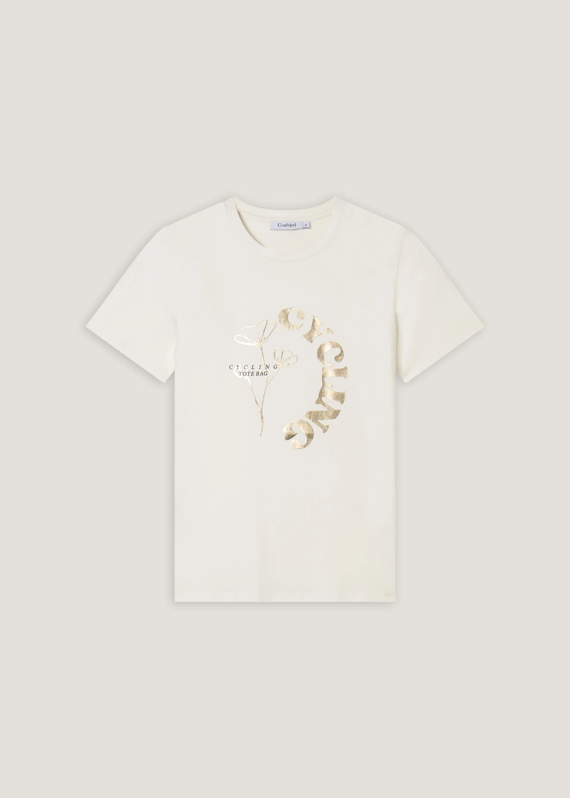 T-shirt lettering in cotone