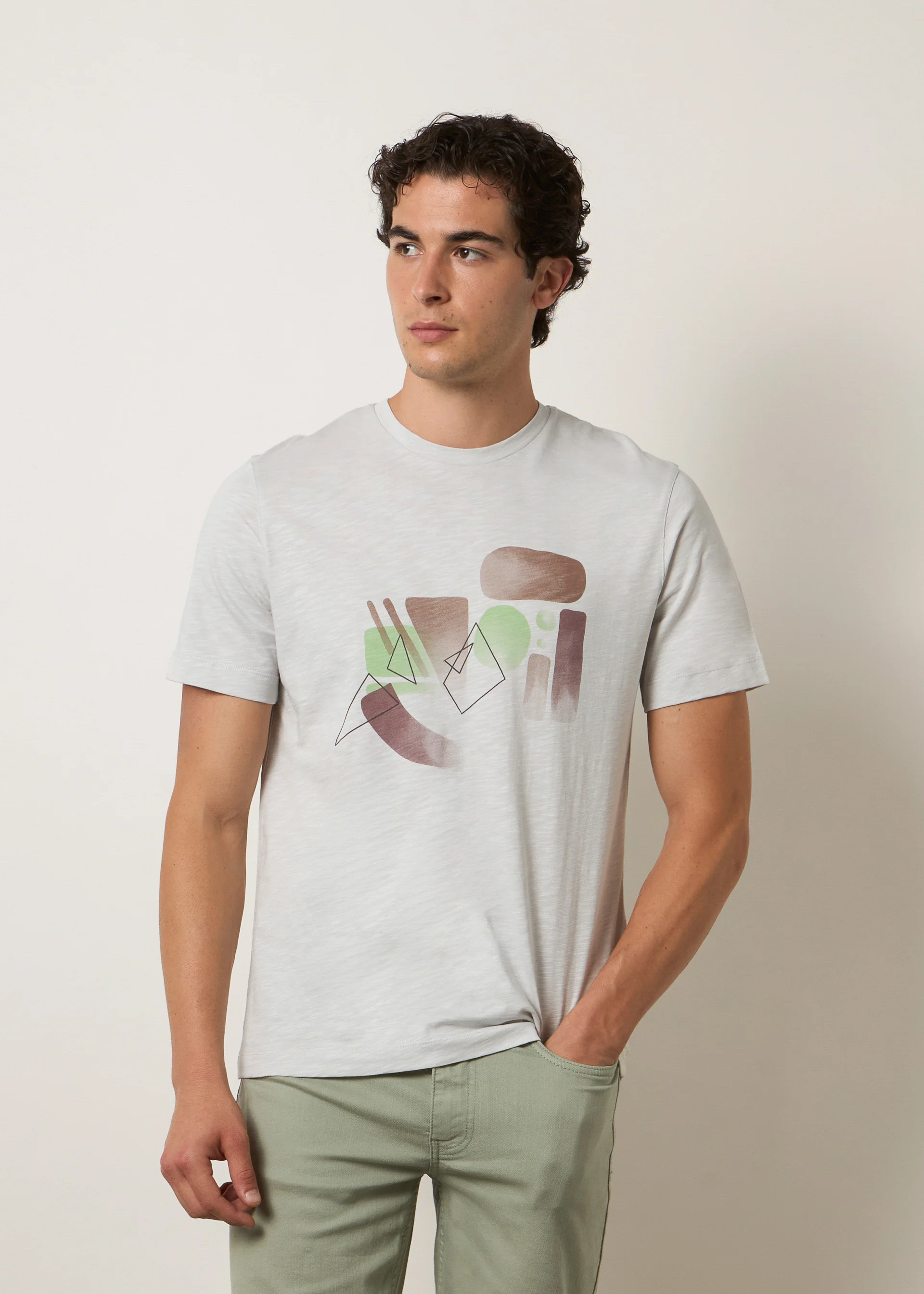 T-shirt puro cotone slub - Image 2