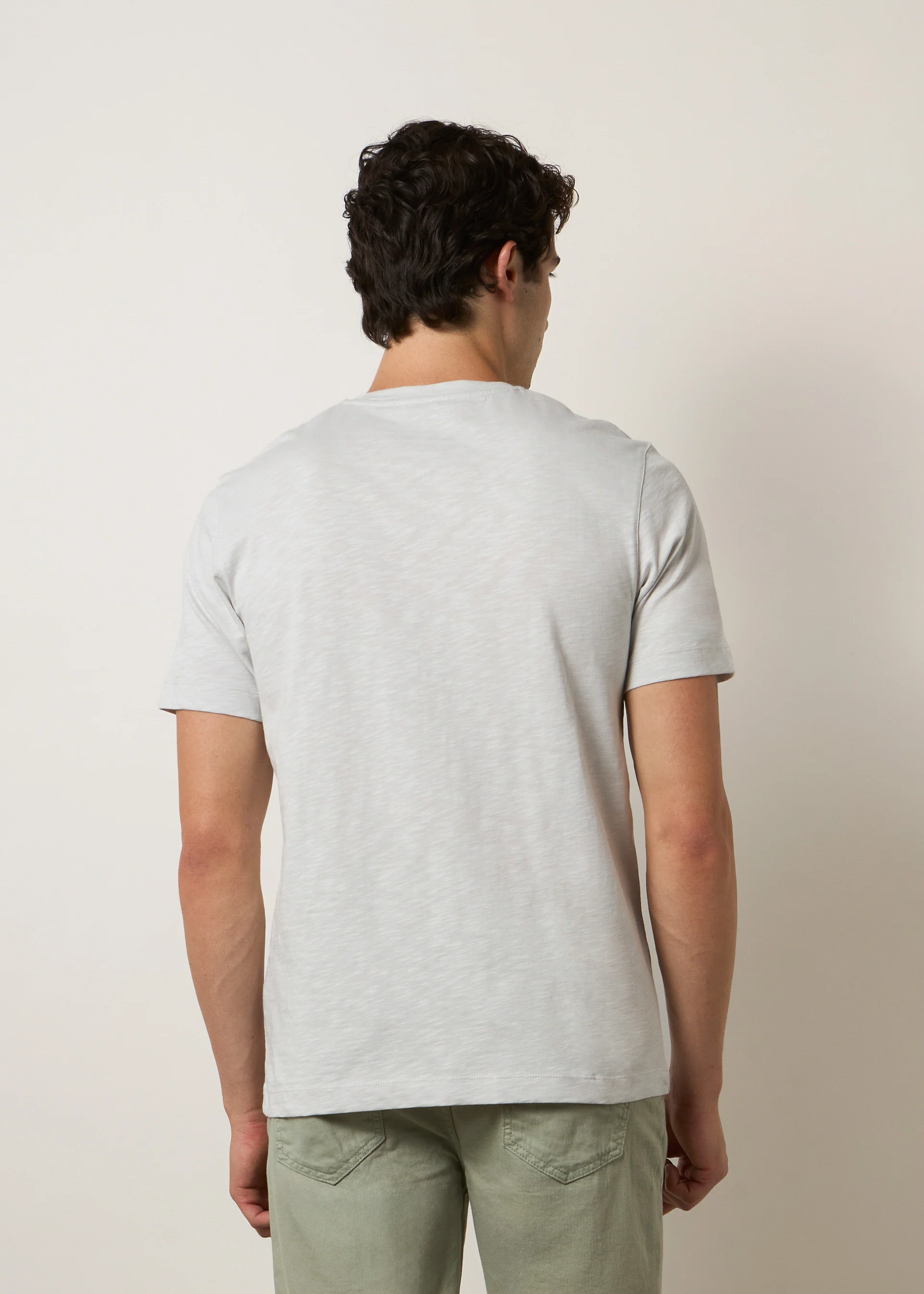 T-shirt puro cotone slub - Image 3