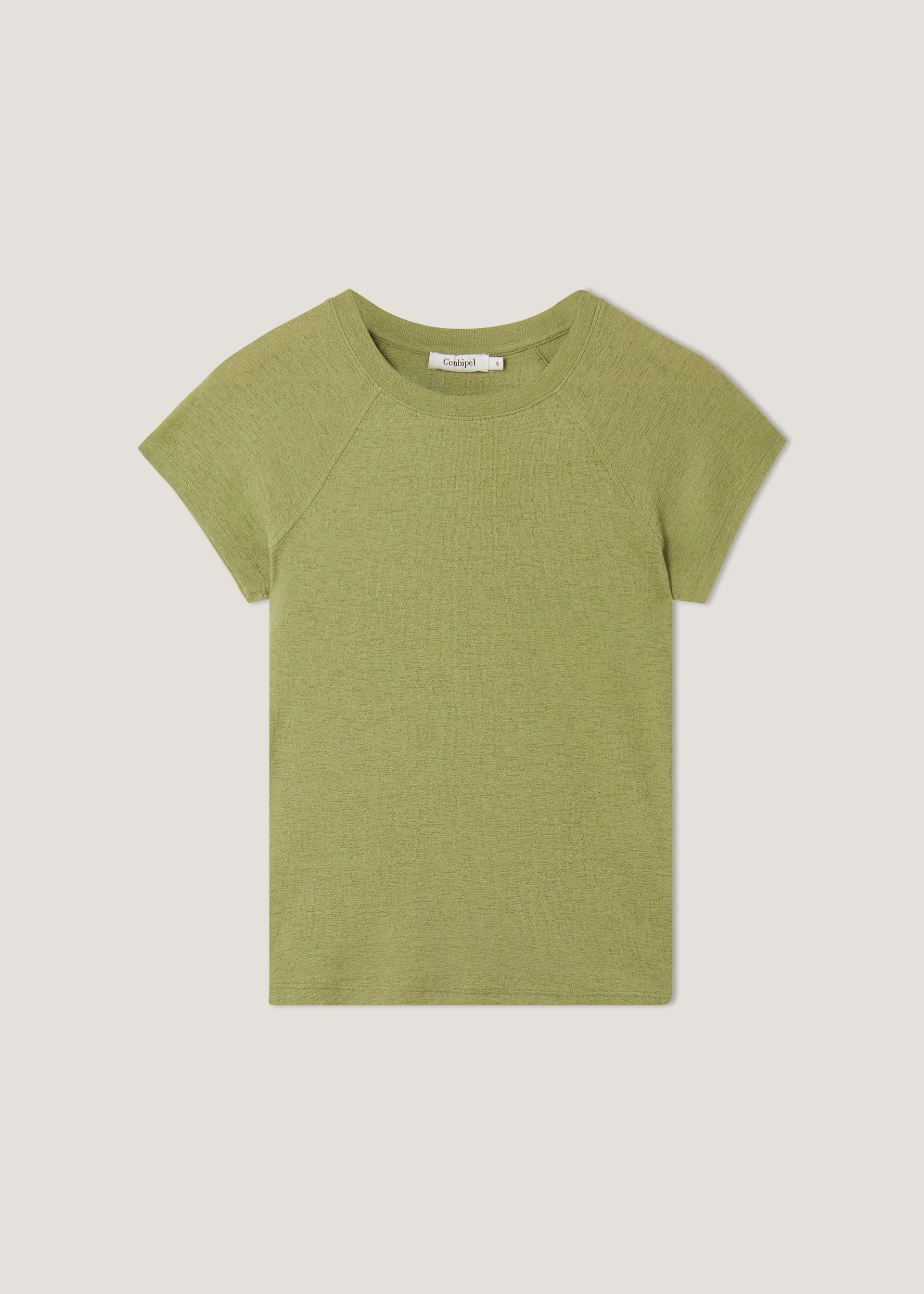 T-shirt raglan in maglia - Image 5