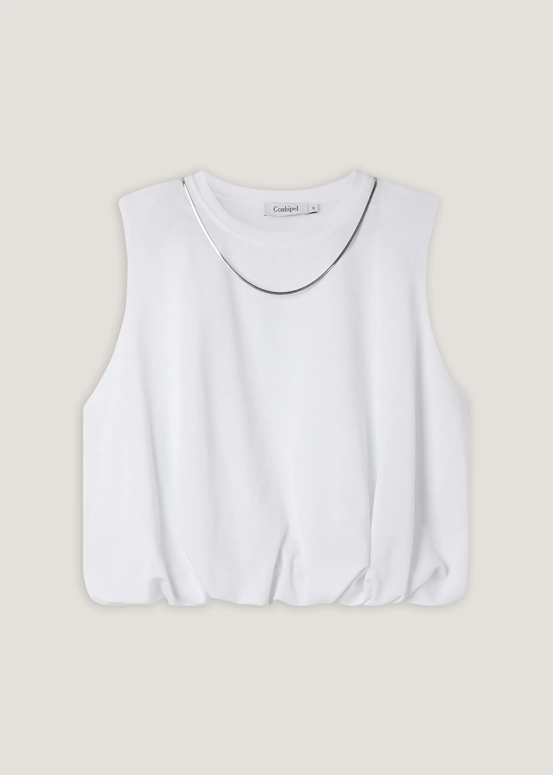 T-shirt senza maniche con collana - Image 5