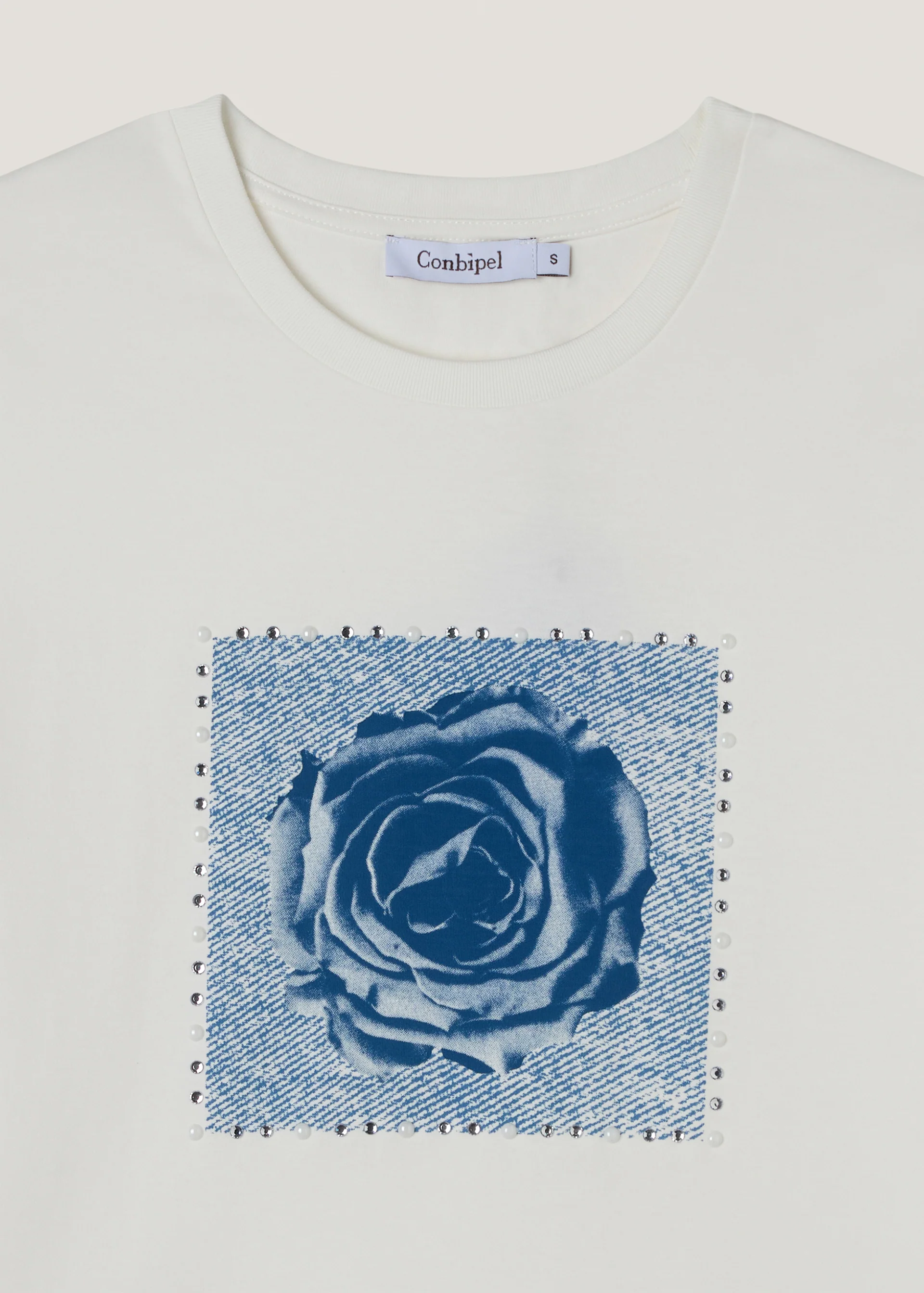 T-shirt stampa con strass - Image 3
