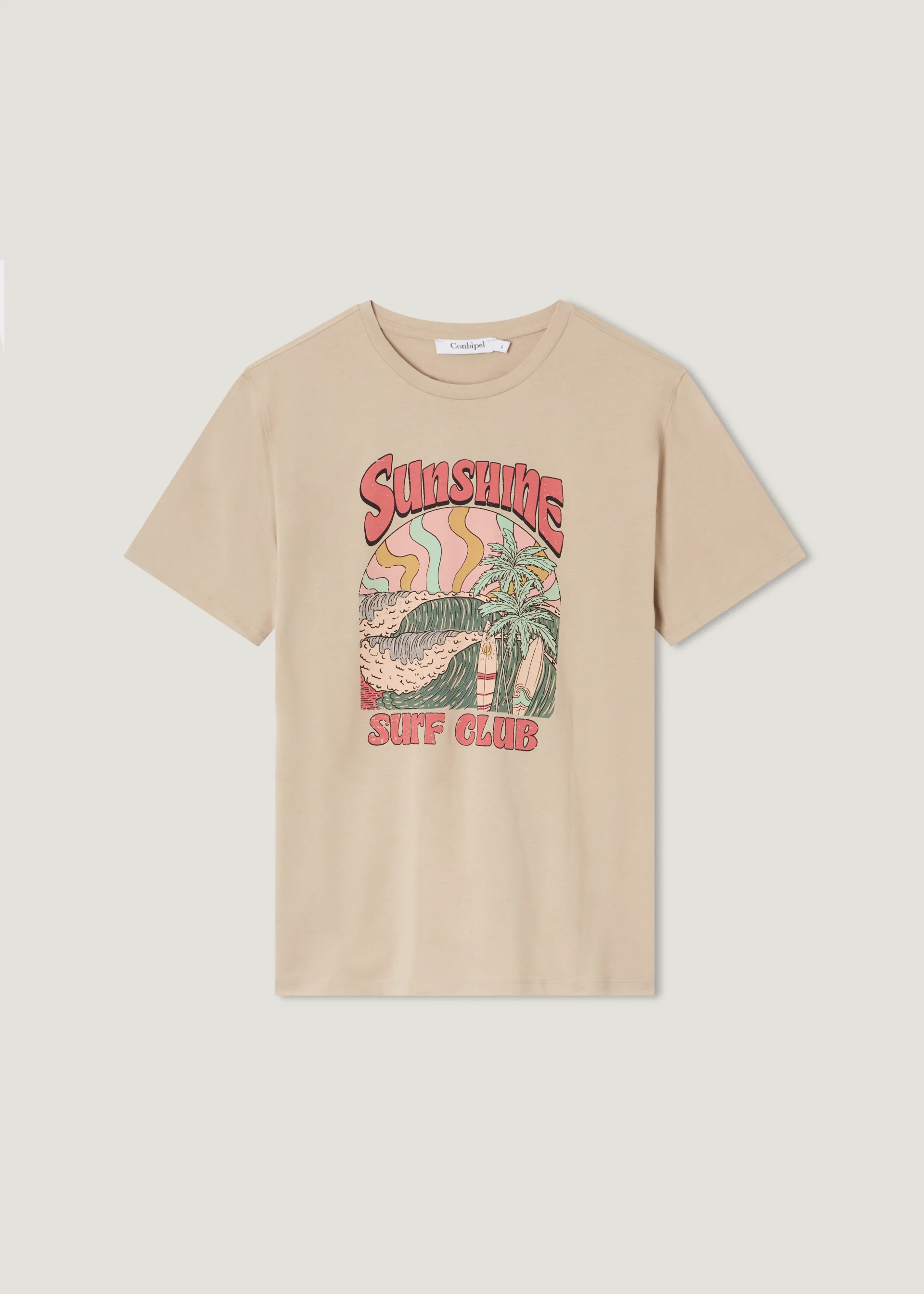 T-shirt stampata in puro cotone